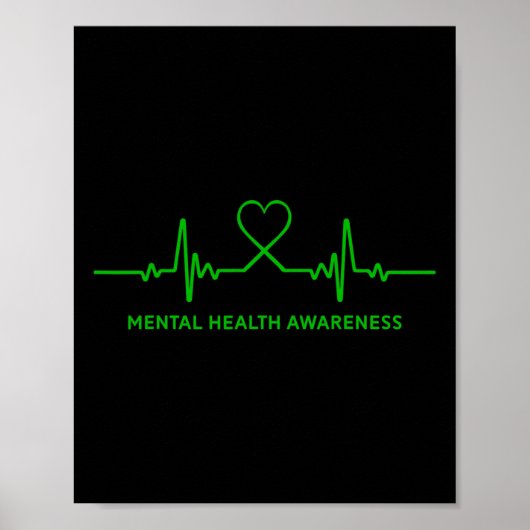Poster Dépression Suicide Sensibilisation à la santé ment (Devant)