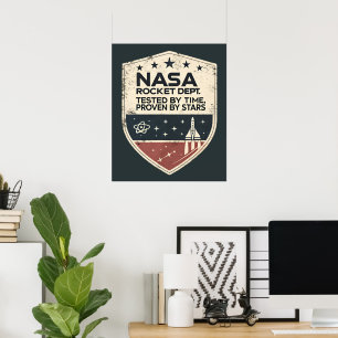 Poster Dept de fusées de la NASA testé par le temps prouv