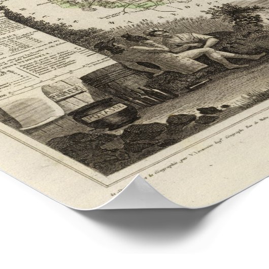 Poster Dept Des Vosges (Coin)