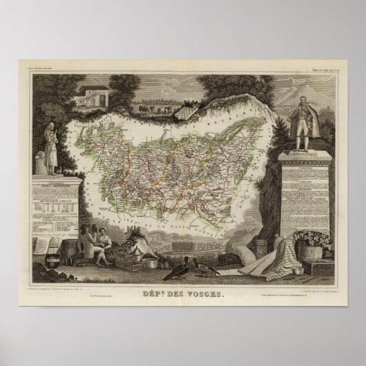 Poster Dept Des Vosges (Devant)
