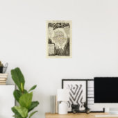 Poster Dept D'Indre et Dormouse (Bureau à domicile)