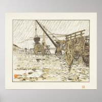 Depuis le Quai de Passy, sous la pluie