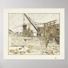 Depuis le Quai de Passy, sous la pluie