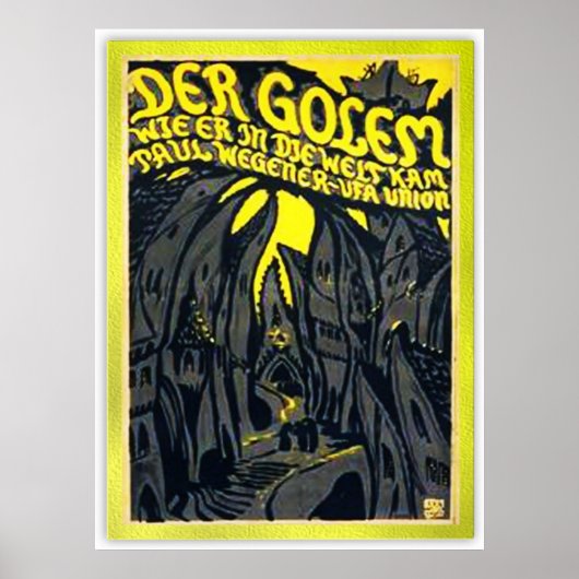 Poster Der Golem, wier in die Welt kam (Devant)