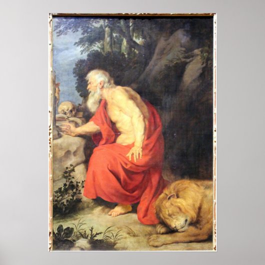 Poster Der Heilige Hieronymus (Devant)