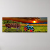 Poster Der klassische Traktor Hanomag R22 (Devant)