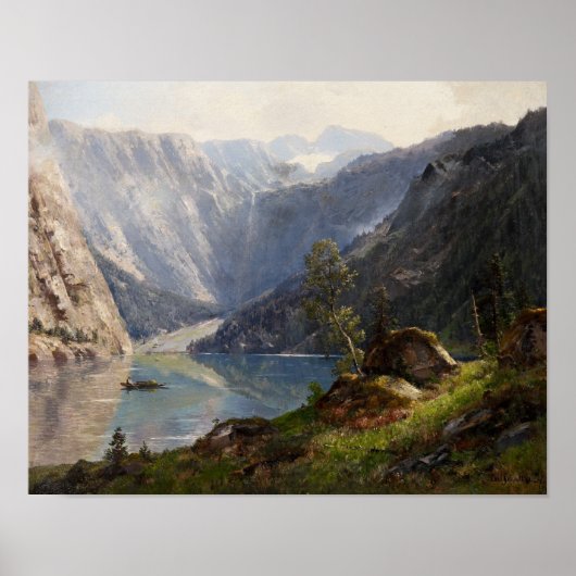 Poster Der Königssee im Berchtesgadener Land (Devant)