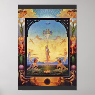 Poster Der Morgen par Runge Philipp Otto (la meilleure