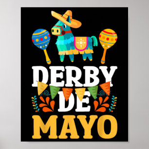 Poster Derby De Mayo Cinco De Mayo Mexicain