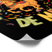 Poster Derby De Mayo Funny Cinco De Mayo Parti Mexicain (Coin)