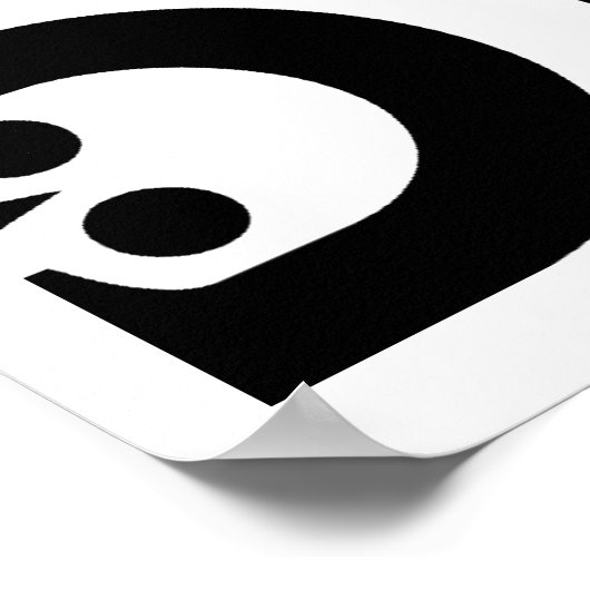 Poster derby : skullphabet (Coin)