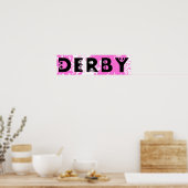 Poster derby : skullphabet (Cuisine)