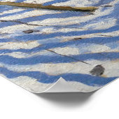 Poster Derbyshire de Newhaven de neige de printemps 2008 (Coin)