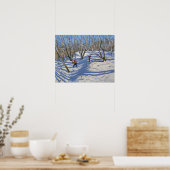 Poster Derbyshire de Newhaven de neige de printemps 2008 (Cuisine)