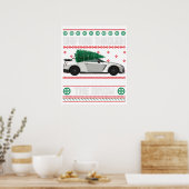 Poster dérivant à travers la neige (Cuisine)