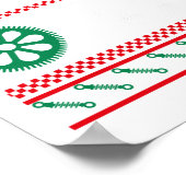 Poster dérivant dans la neige (Coin)