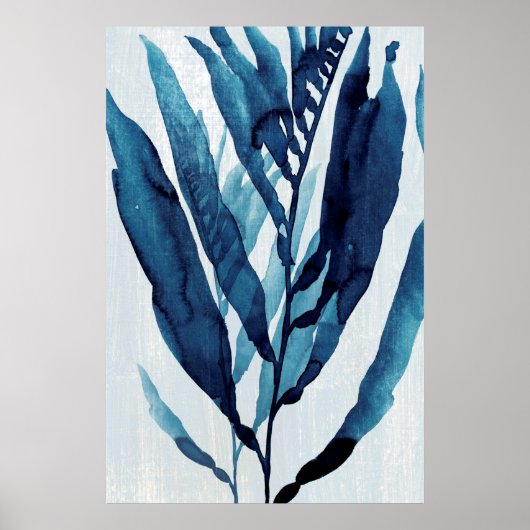 Poster Dérive bleue I (Devant)
