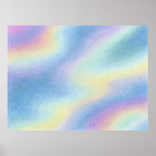 Poster Dérive de ciel pastel