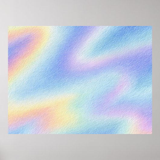 Poster Dérive de ciel pastel (Devant)