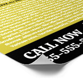 Poster Dermatologue élégant, Clinique de dermatologie, Co (Coin)