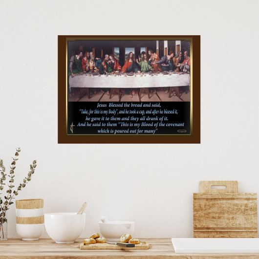 Poster Dernier drap de Jésus (Cuisine)