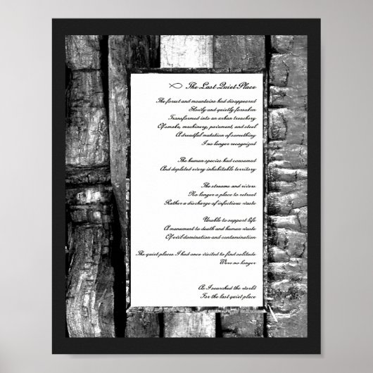 Poster Dernier endroit calme (Devant)