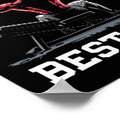 Poster Dernier exercice de musculation entraînement de mu (Coin)