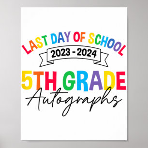 Poster Dernier jour de l'auto-graphe de 5e année de l'éco