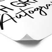 Poster Dernier jour de l'auto-graphe de 5e année de l'éco (Coin)