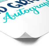 Poster Dernier jour de l'école Autographe 2e année de dip (Coin)