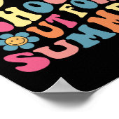 Poster Dernier Jour De L'École Rétro Enseignant École #39 (Coin)