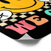 Poster Dernier Jour De Smile À L'École Enseignant Été Bru (Coin)