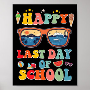 Poster Dernier jour d'école pour les enfants
