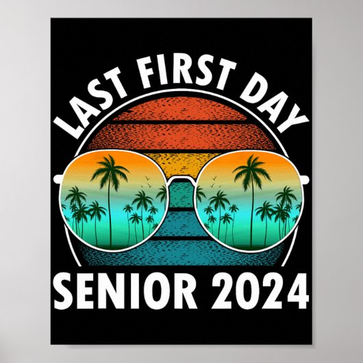 Poster Dernier Premier Jour De L'École Secondaire 2024 Su (Devant)