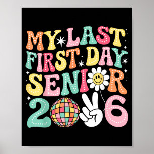 Poster Dernier Premier Jour Senior 2026 Retour à l'école