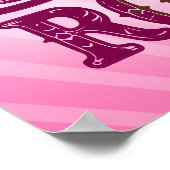 Poster Dernier Rodeo Rose Cowgirl Nash Bash Bach Bienvenu (Coin)