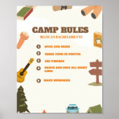 Poster Dernier Sentier Avant Le Camp Veil Régit Bachelore (Devant)