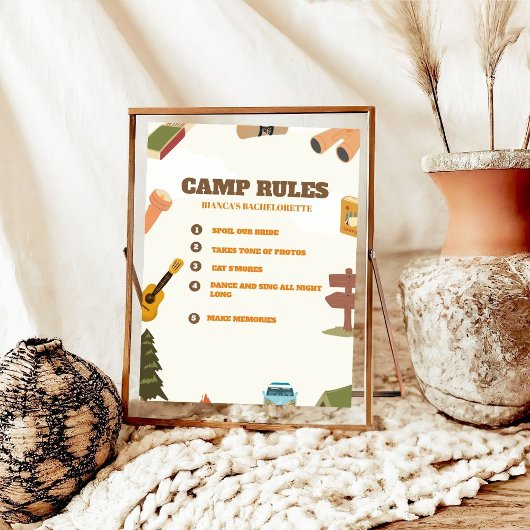 Poster Dernier Sentier Avant Le Camp Veil Régit Bachelore