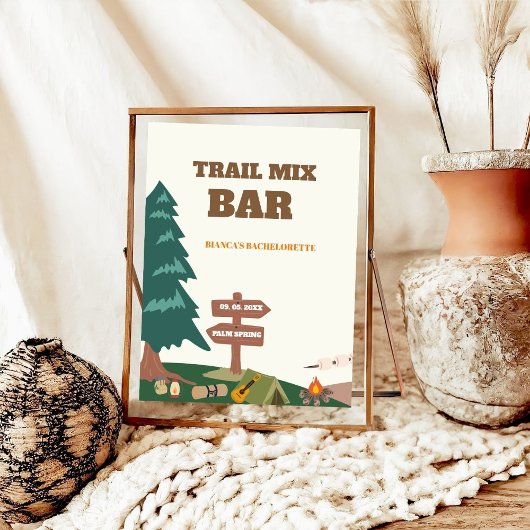 Poster Dernier sentier avant le Veil Trail Mix Bar Signal