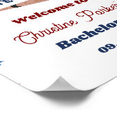 Poster Dernier Swing avant le ring Baseball Bachelorette (Coin)