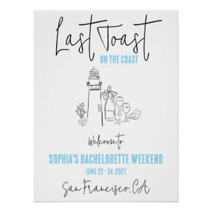 Poster Dernier Toast sur la Côte Bienvenue à l'Enterremen