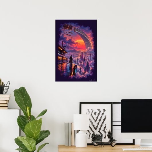 Poster Dernier Train pour Aurelion (Bureau à domicile)