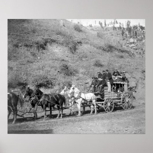 Poster Dernier voyage de la photo "Deadwood Coach" (Devant)