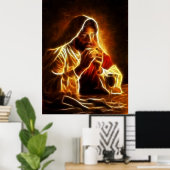 Poster Dernière Cène Jésus-Christ (Bureau à domicile)