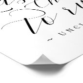 Poster Dernière chance d'exécuter le signal professionnel (Coin)