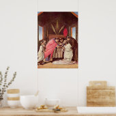 Poster Dernière communion de Saint Jérôme - Botticelli (Cuisine)
