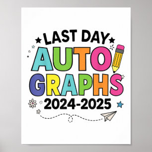 Poster Dernière Journée D'Autographes Scolaires Fin De L'