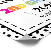 Poster dernière journée de 2e année de panneau d'accessoi (Coin)