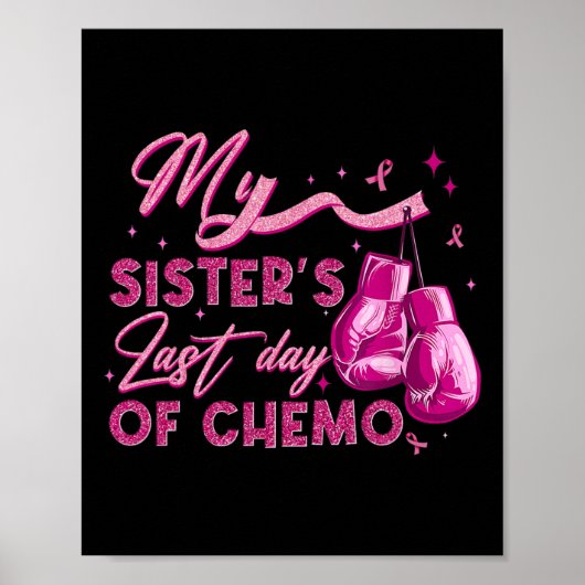 Poster Dernière journée de Chemo Cancer du Sein Surviv (Devant)