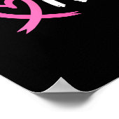 Poster Dernière Journée De Radiation Chemo Cancer Du Sein (Coin)